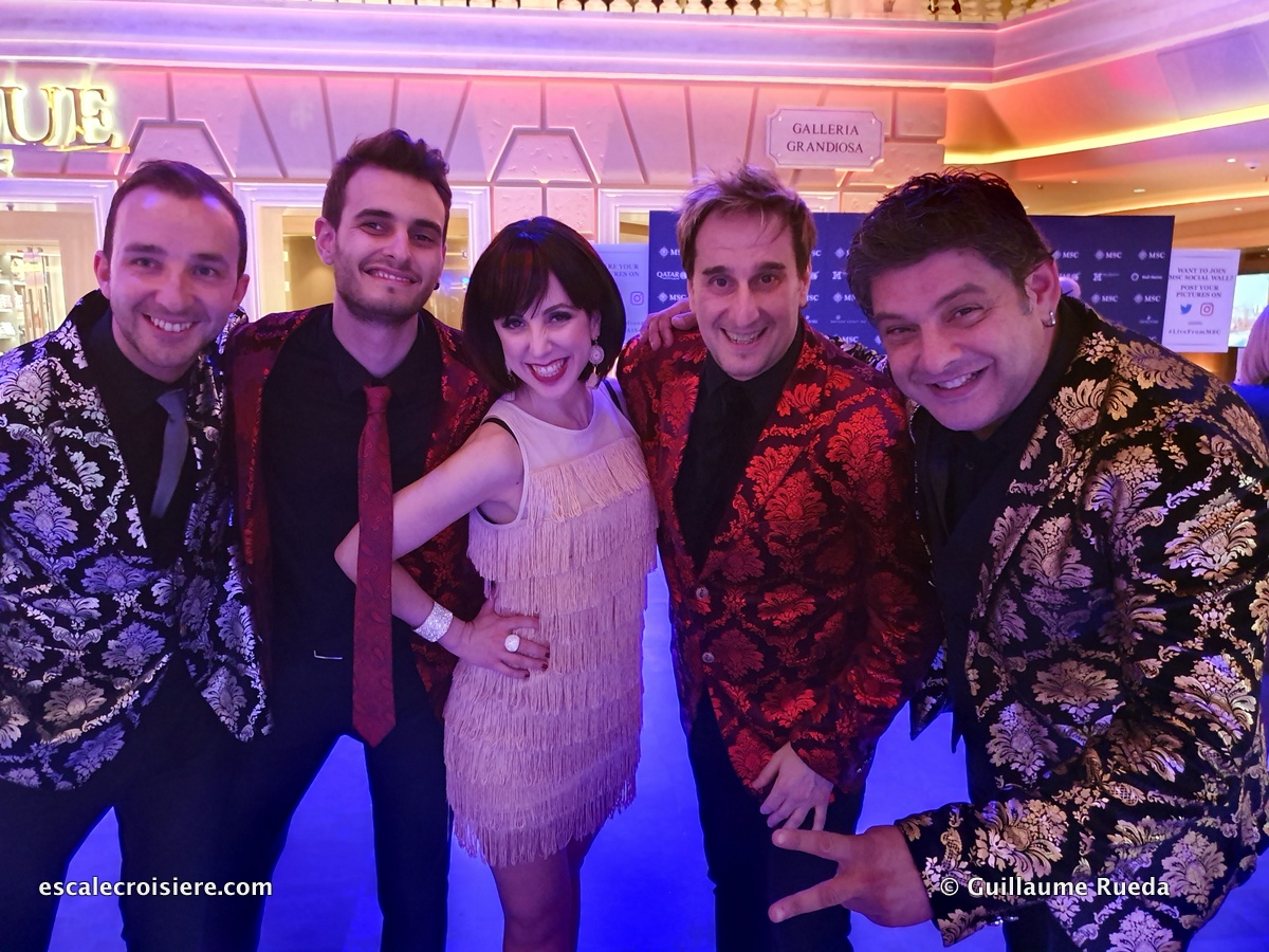 MSC Grandiosa soirée baptême