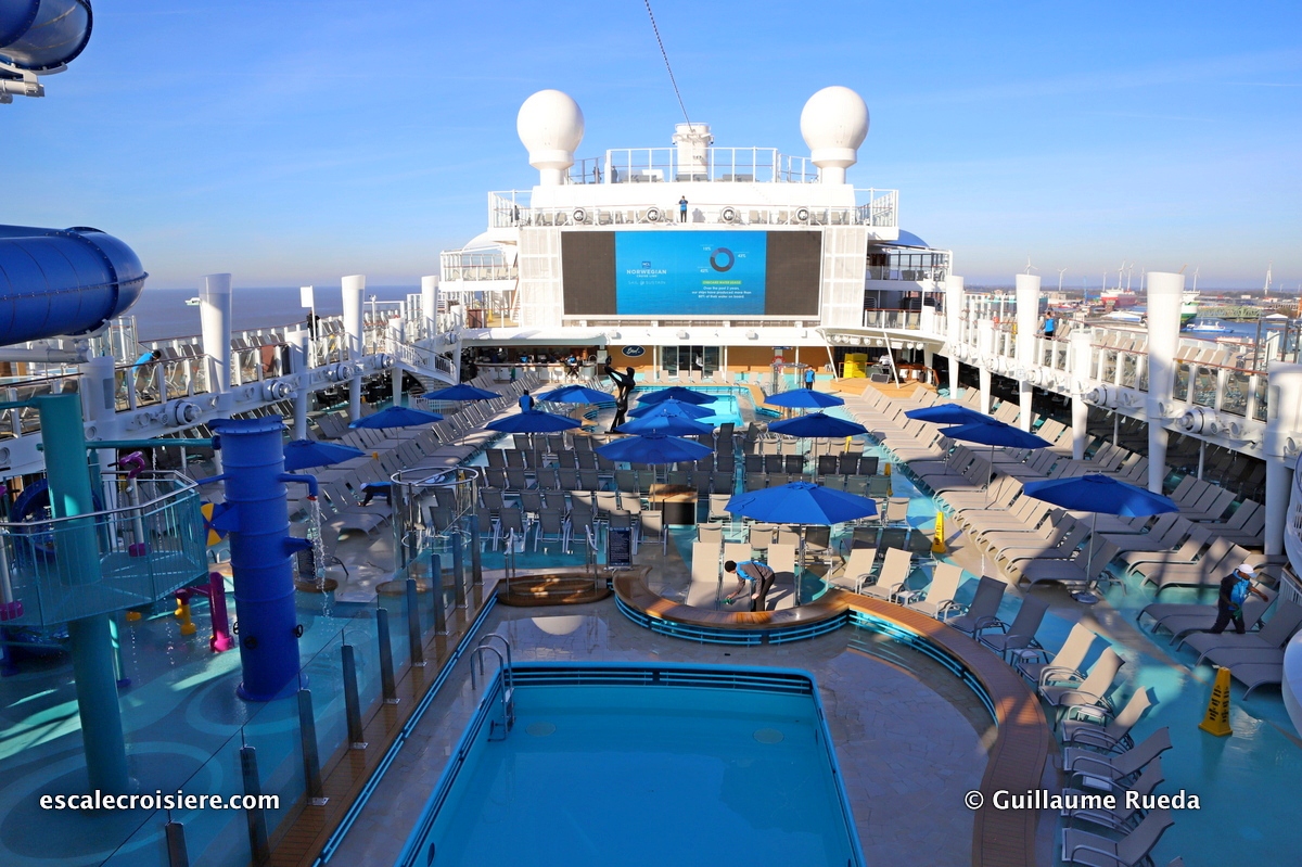 Piscines et solarium - Norwegian Encore