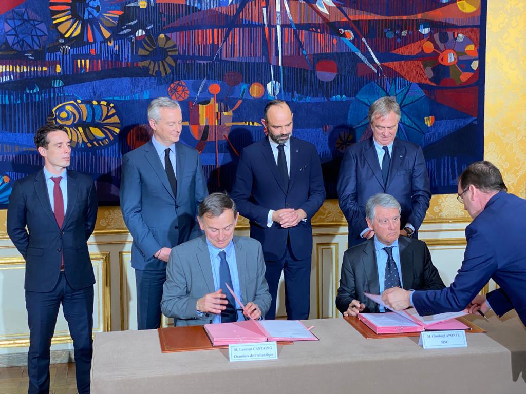 2020-01-20_Signature MSC Croisières Chantiers Atlantiques