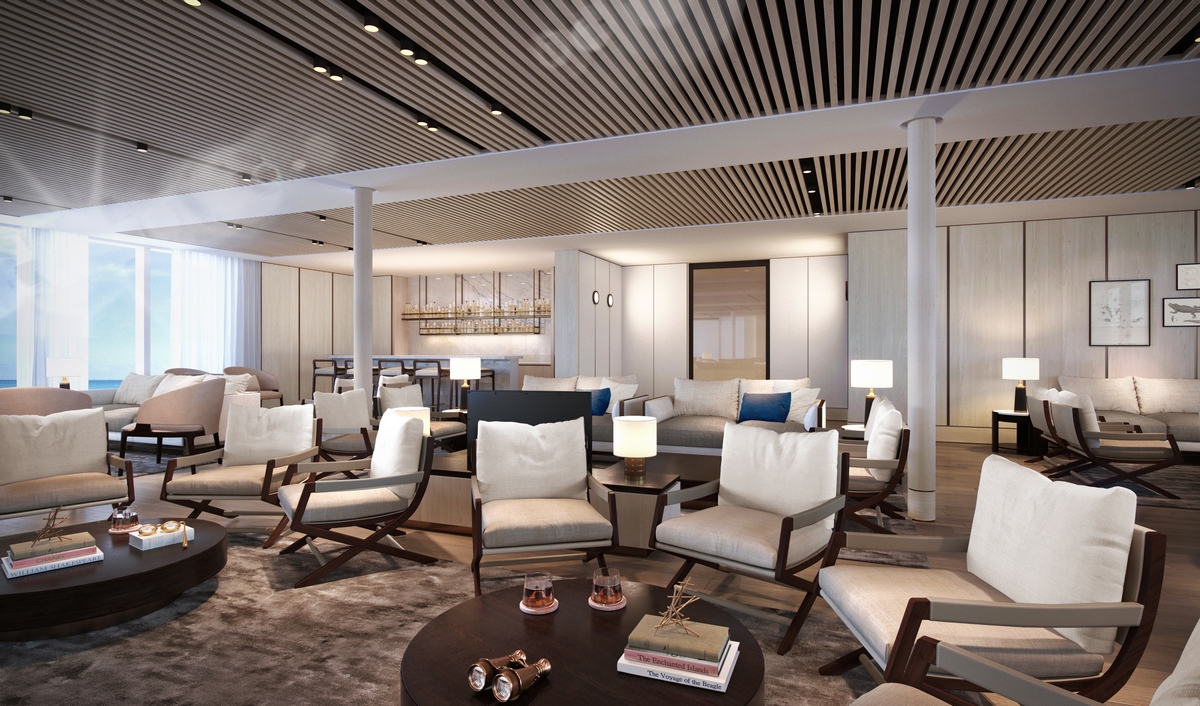 Silver Origin - Silversea -Explorer's Lounge