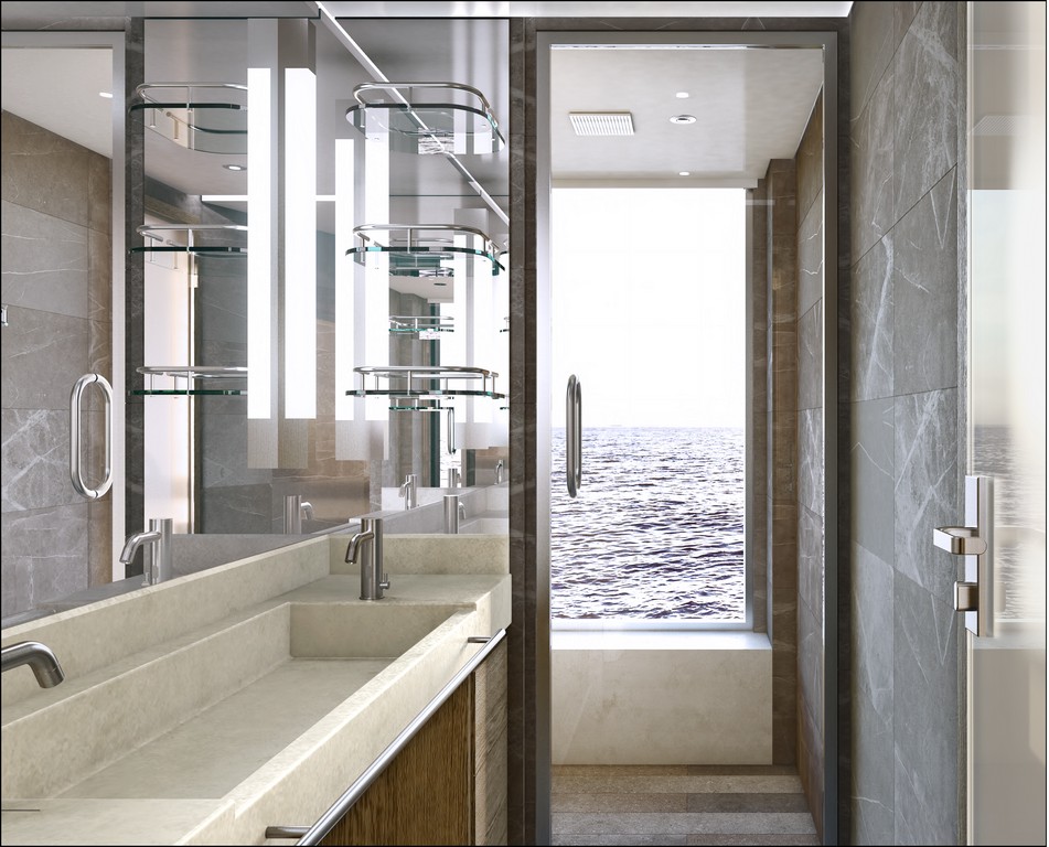 Silver Origin - Silversea - Suite Deluxe veranda SdB