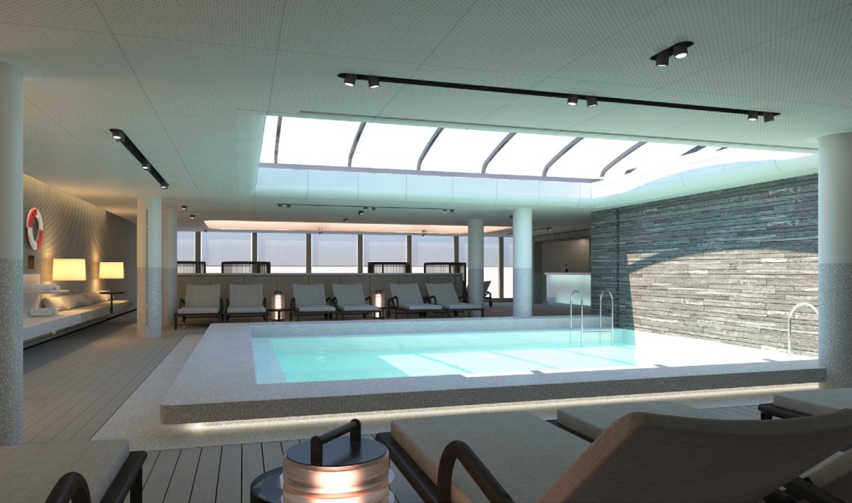 Le Commandant Charcot - Piscine ©PONANT-Wilmotte&associes-architectes
