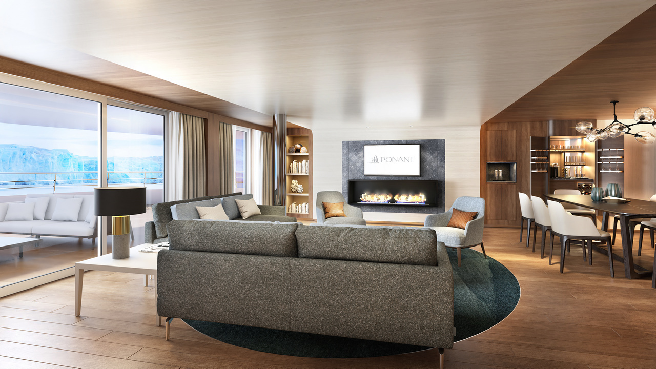 Le Commandant-Charcot_Deck8-Shipowner-Living_©PONANT-Studio Jean-Philippe Nuel-Emmanuelle Gain