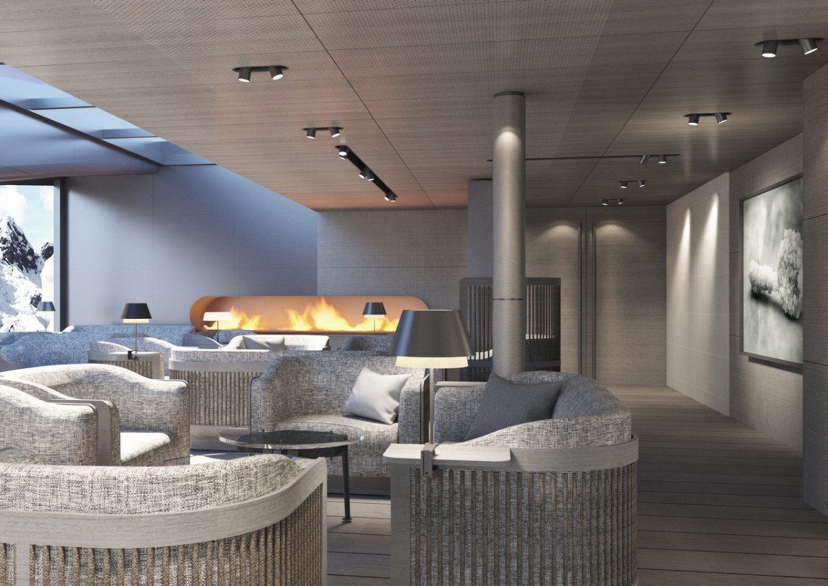 Le Commandant-Charcot_Deck9-Salon-Cheminée_©PONANT-Wilmotte & Associés Architectes