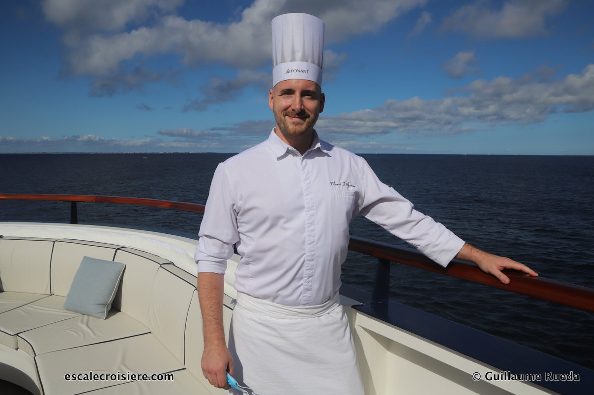 Chef Florent Delfortie - Le Jacques Cartier - Ponant