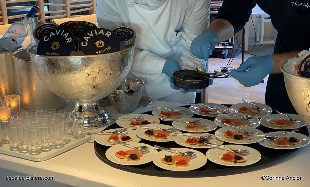 Chef Florent Delfortrie - Ponant - Caviar