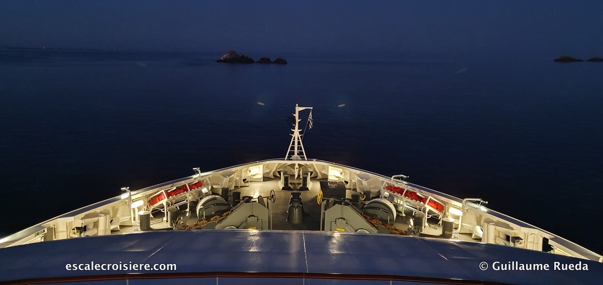 Proue - Le Jacques Cartier - Ponant