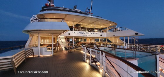Terrasse Piscine - Le Jacques Cartier - Ponant