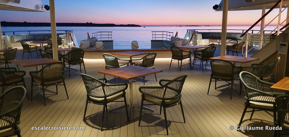 Terrasse - Le Jacques Cartier Ponant