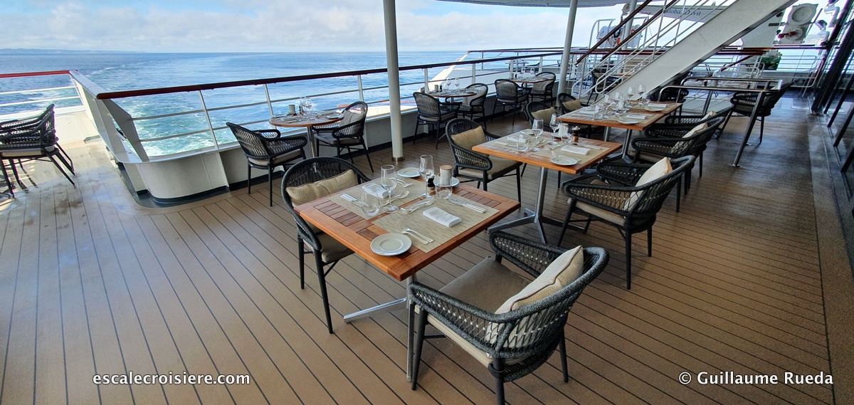 Terrasse - Le Jacques Cartier Ponant