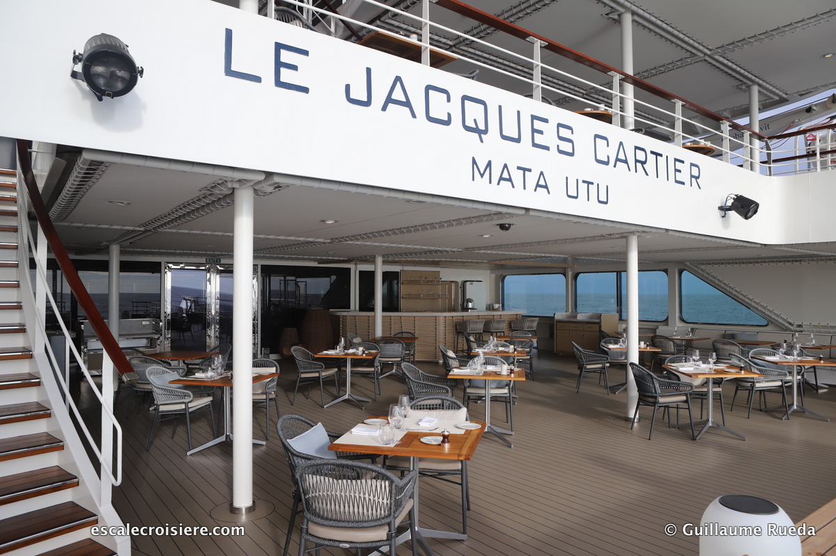 Terrasse - Le Jacques Cartier Ponant
