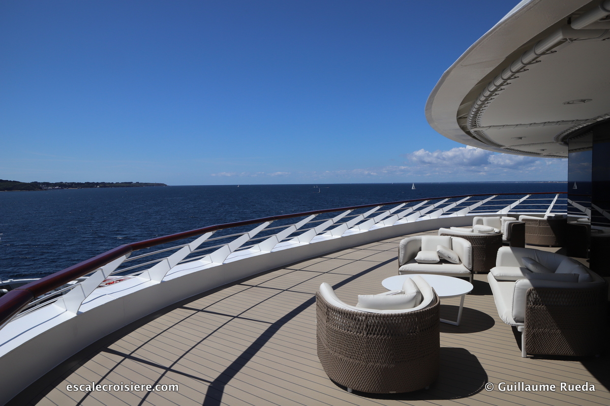 Terrasse Salon observatoire - Le Jacques Cartier - Ponant