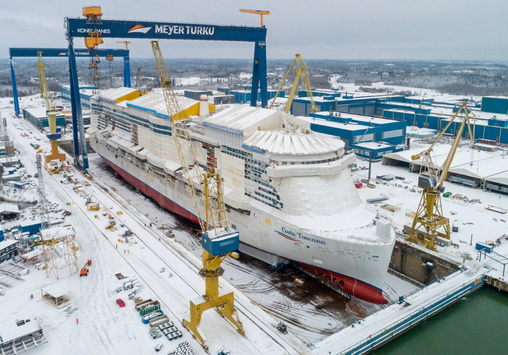 Costa Toscana - Meyer Turku - Mise à flot