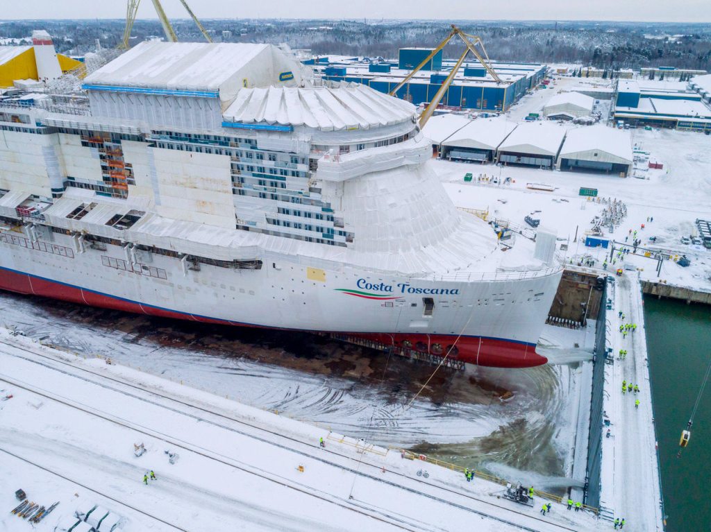 Costa Toscana - Meyer Turku - Mise à flot