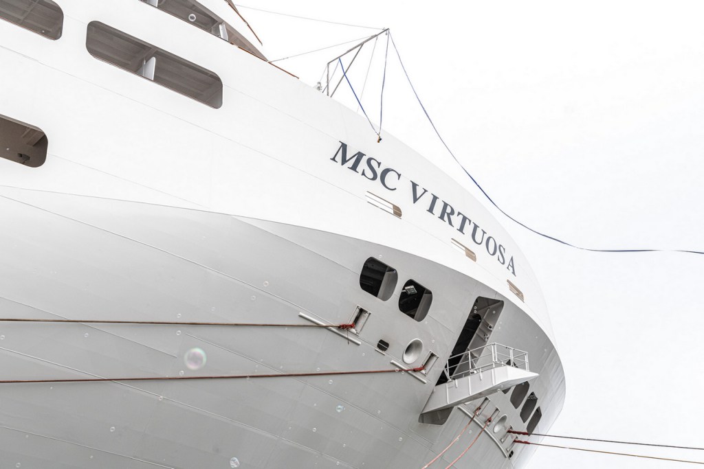 Livraison du MSC Virtuosa aux Chantiers de l'Atlantique - Photo © Ivan Sarfatti