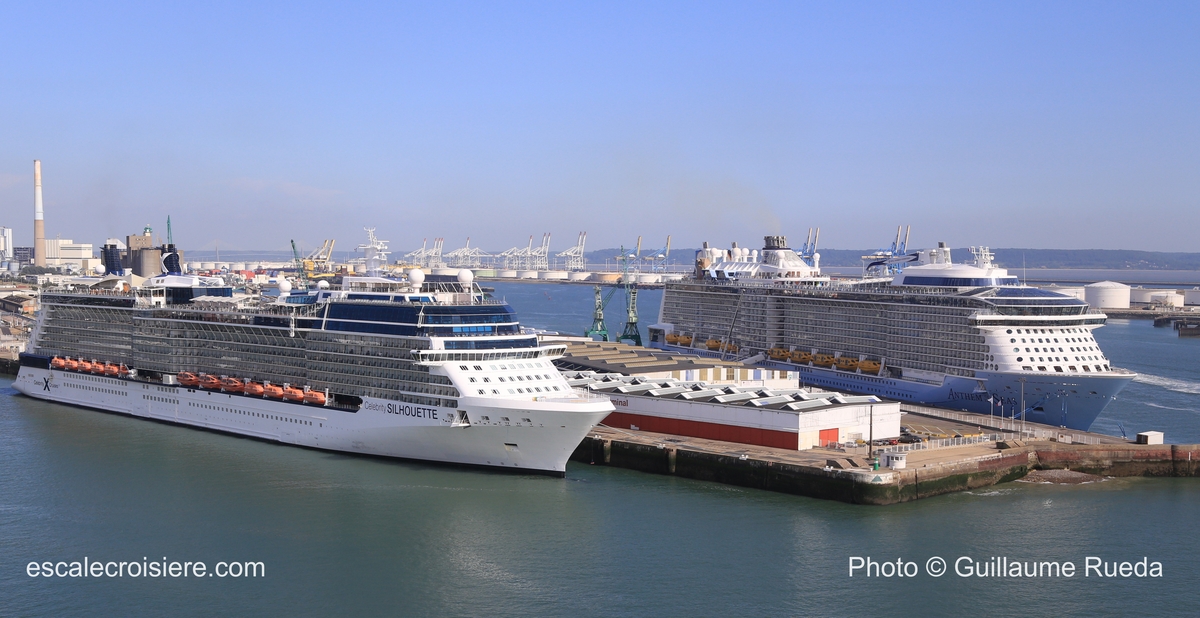 Celebrity Silhouette - Anthem of the Seas - Le Havre
