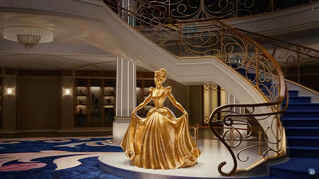 Disney Wish Atrium - Cendrillon