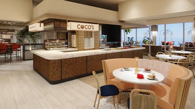 Norwegian Prima - Indulge food hall - Coco's