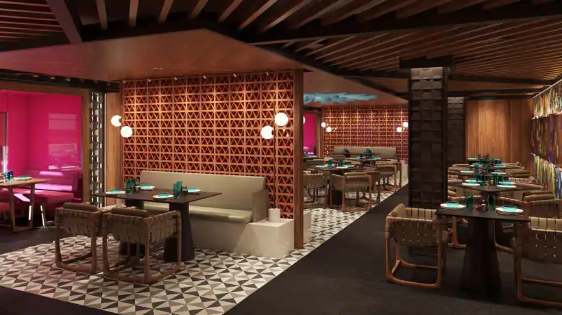 Norwegian Prima - Restaurant Mexicain Los Lobos