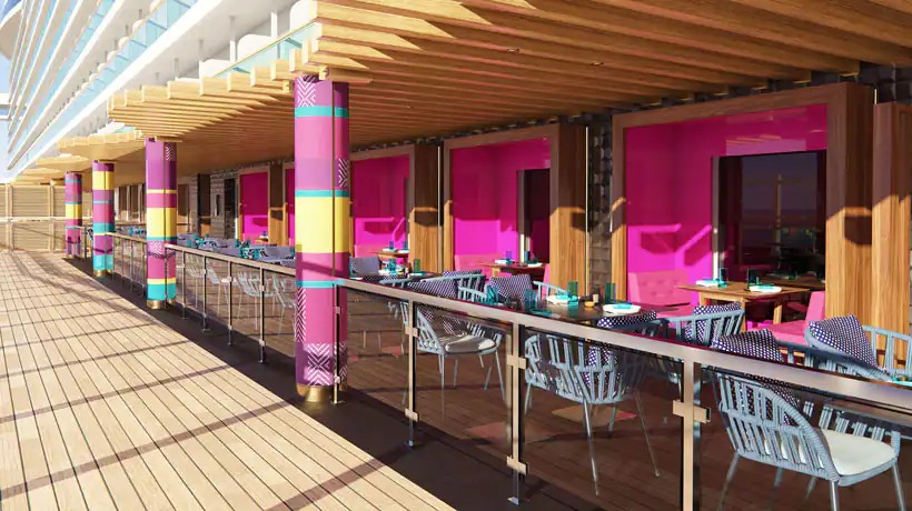 Norwegian Prima - Restaurant Mexicain Los Lobos