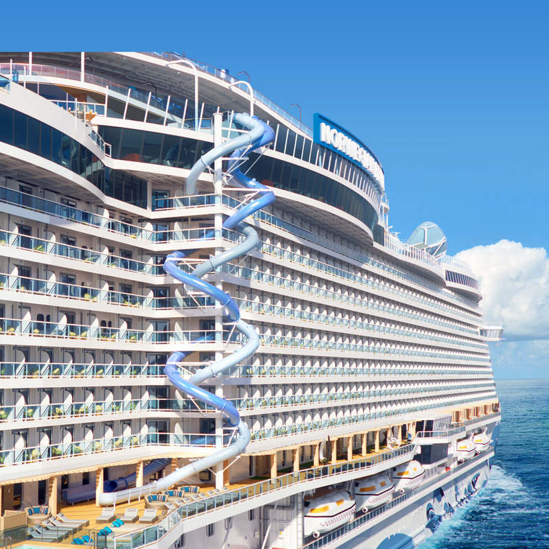 Norwegian Prima - Toboggan - The Drop