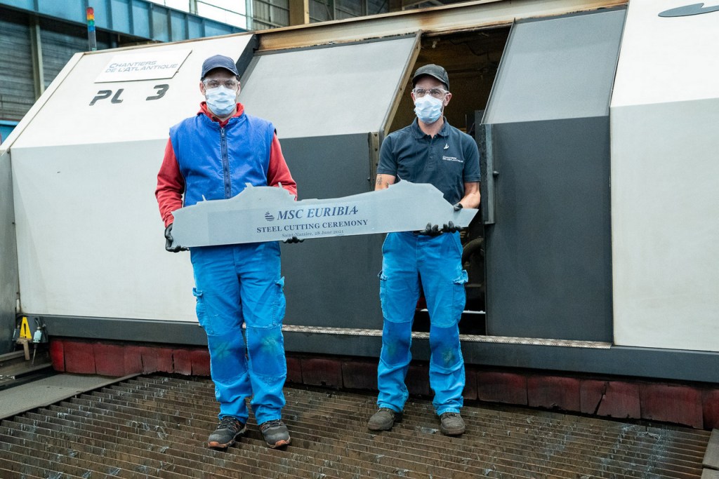 MSC Euribia - Première tôle