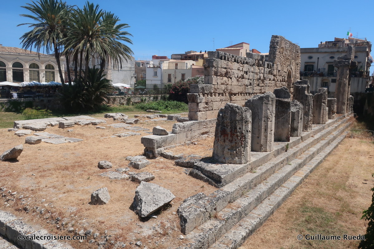 Ortigia - Vestinge temple - Syracuse