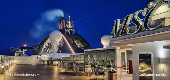 MSC Seaside - cheminée