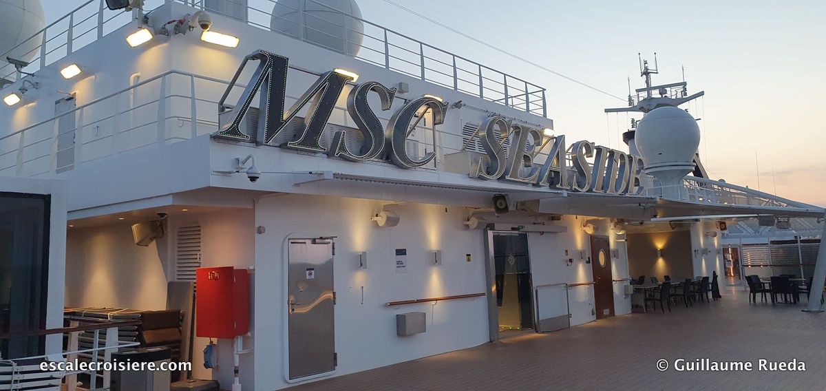 MSC Seaside - ponts