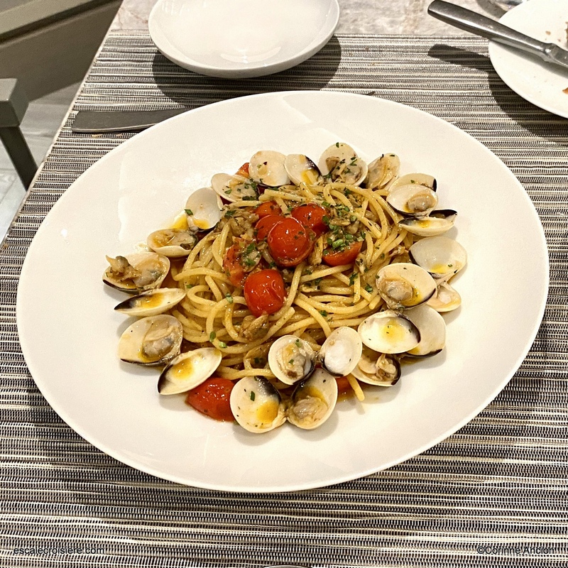 Ocean Cay restaurant - Pâtes à la Vongole