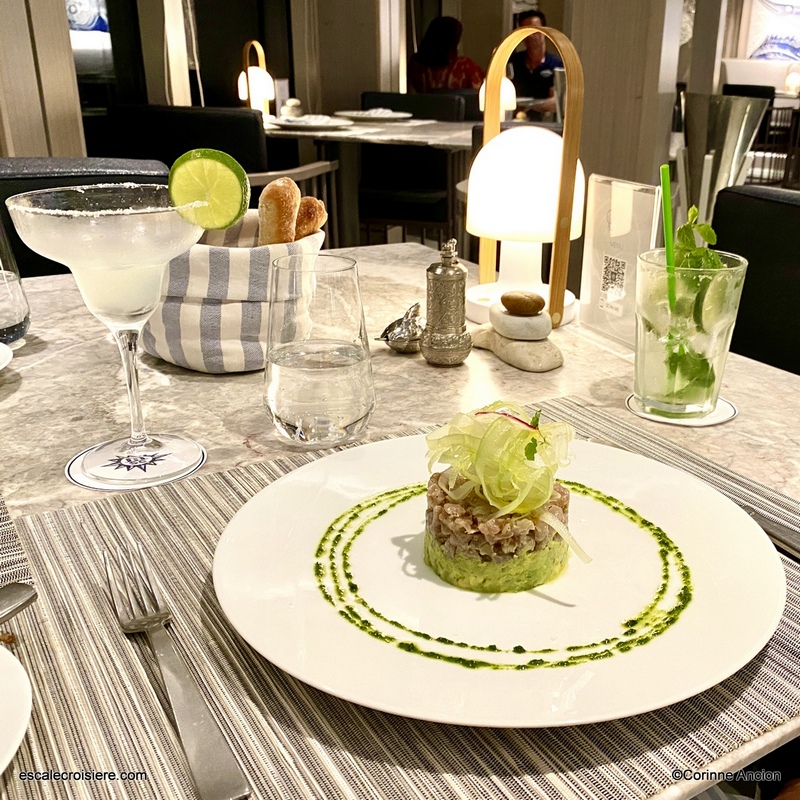 Ocean Cay restaurant - Tartare de thon avocat