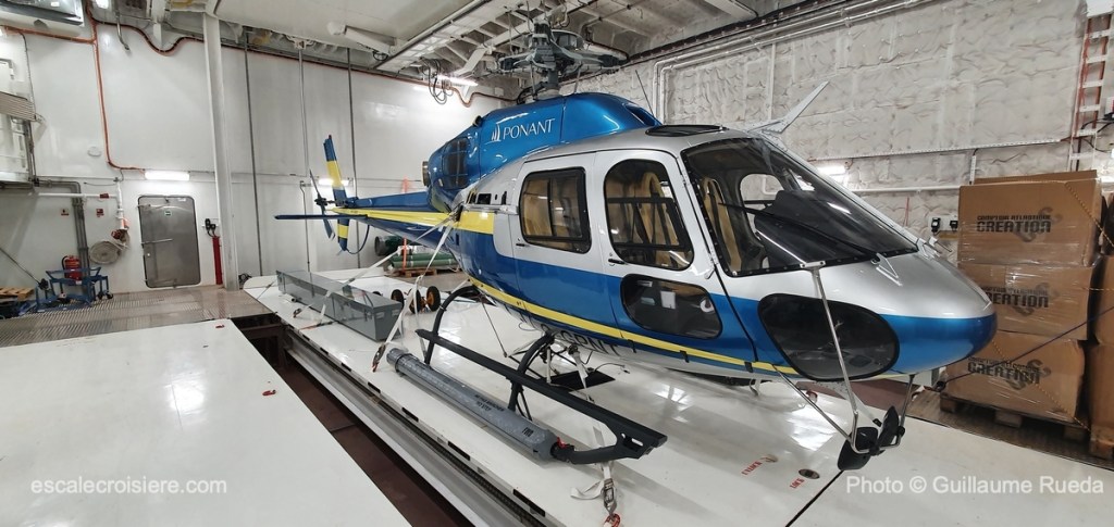 Le Commandant Charcot - Hélicoptère