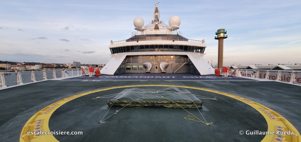 Le Commandant Charcot - Piste hélicoptère