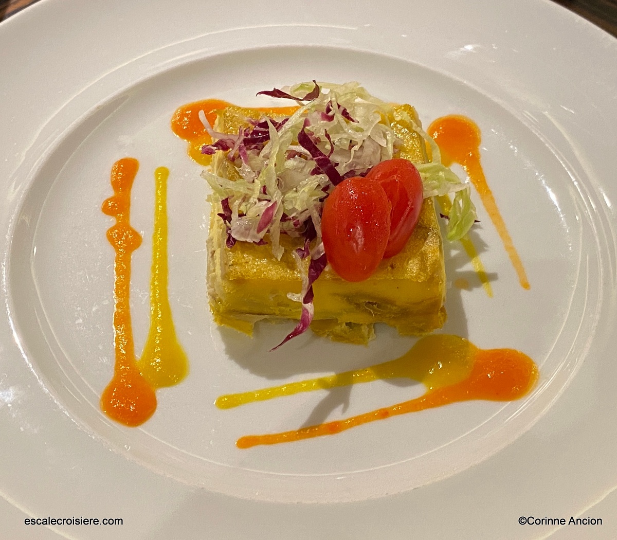 Plat restaurant Costa