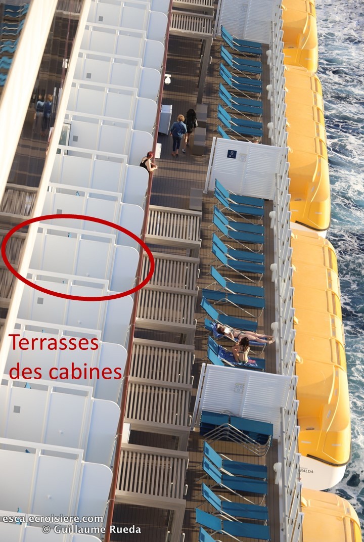 Cabines terrasse - Costa Smeralda