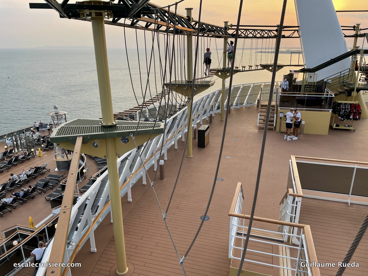 MSC Virtuosa - Accrobranche - Himalayan bridge