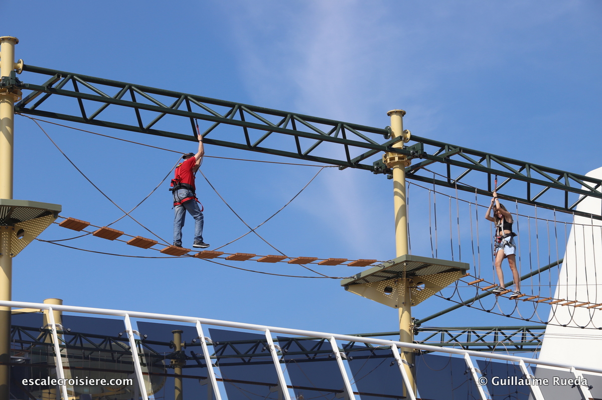 MSC Virtuosa - Accrobranche - Himalayan bridge