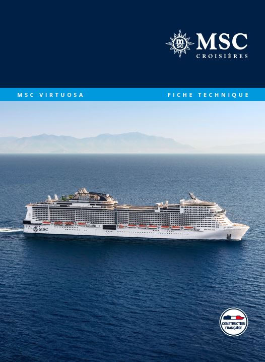 MSC Virtuosa - Plan des ponts