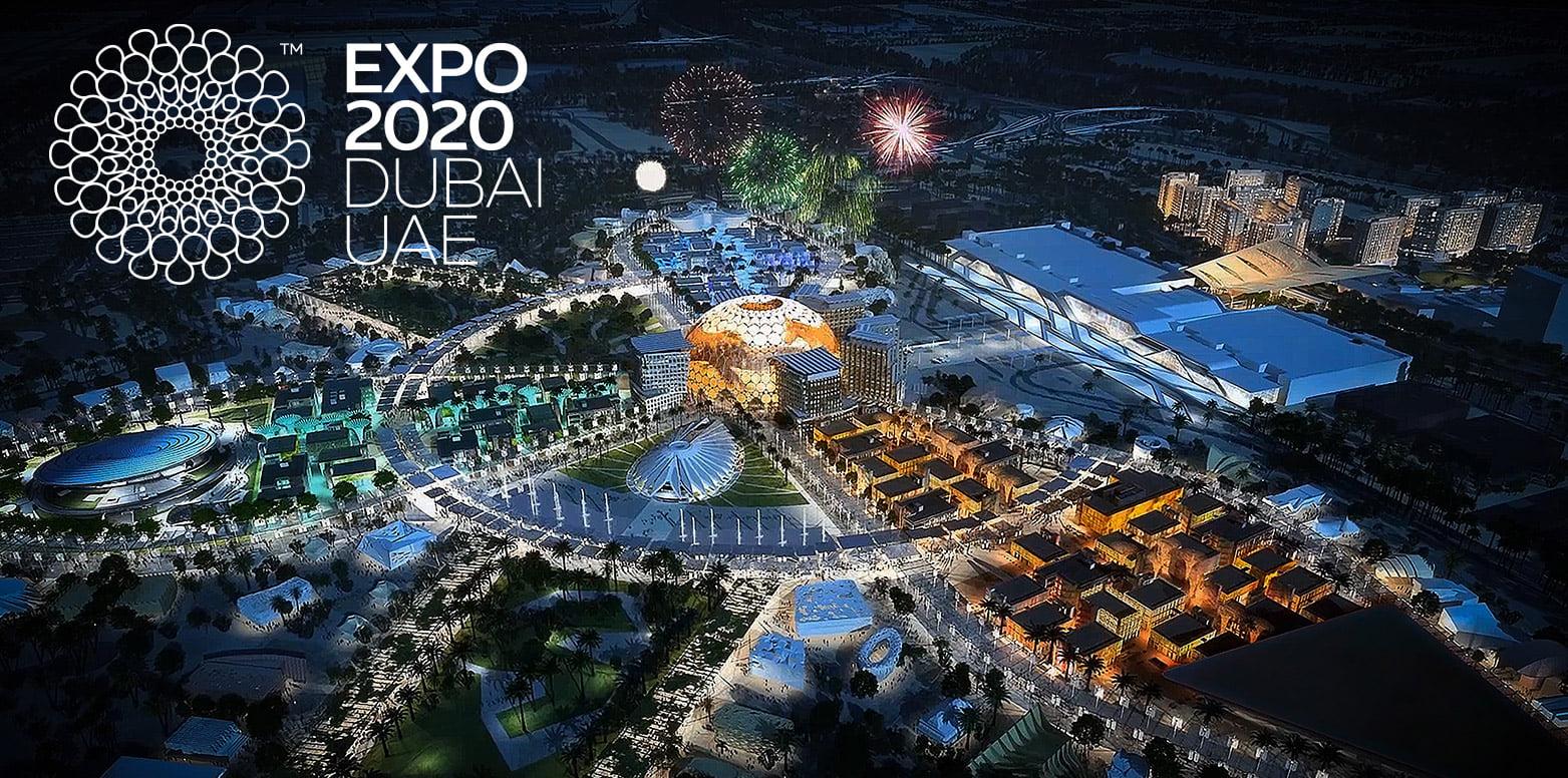 Expo 2020 Dubai vu du ciel