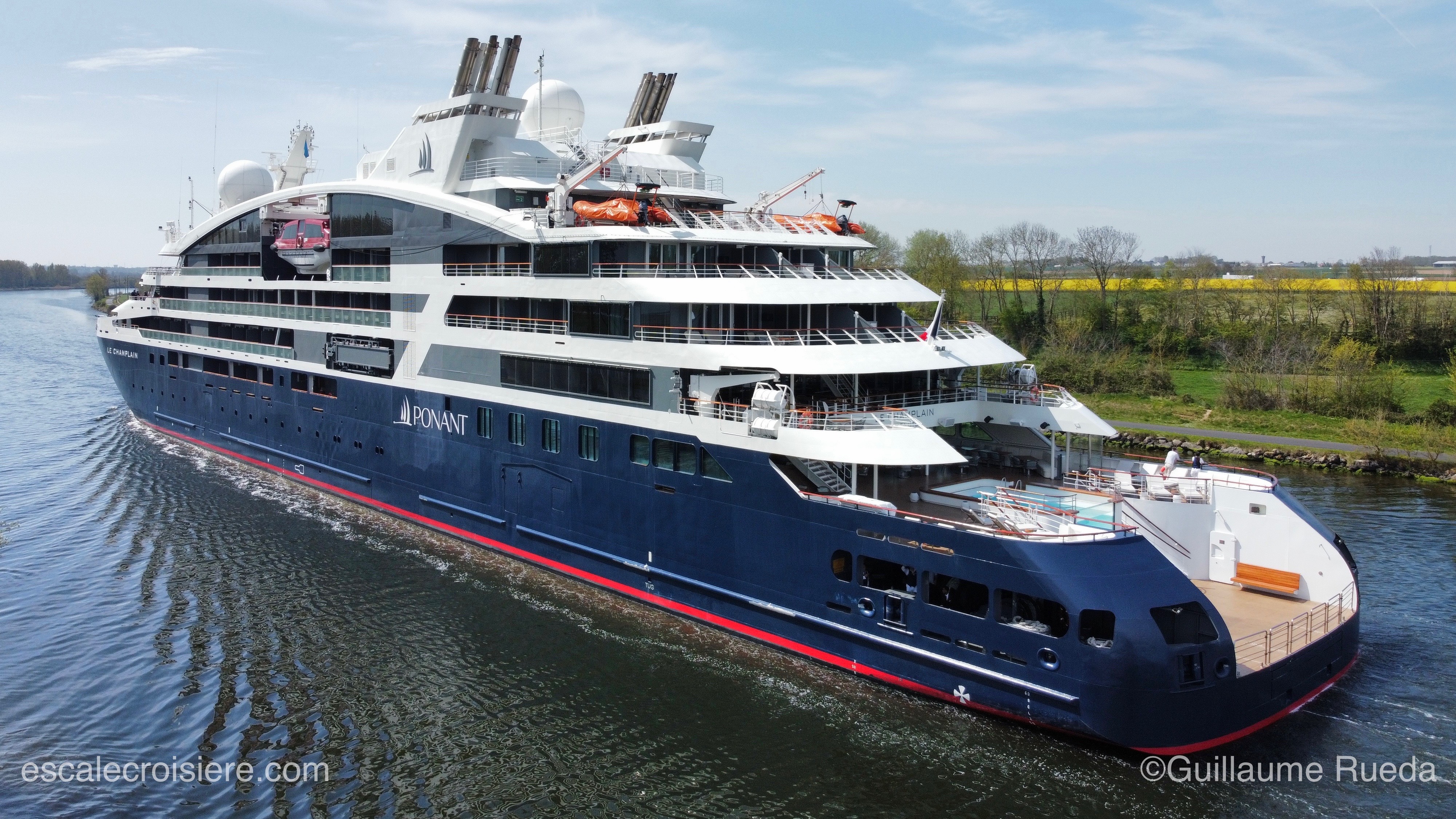 Le Champlain - Canal de Caen - Ponant