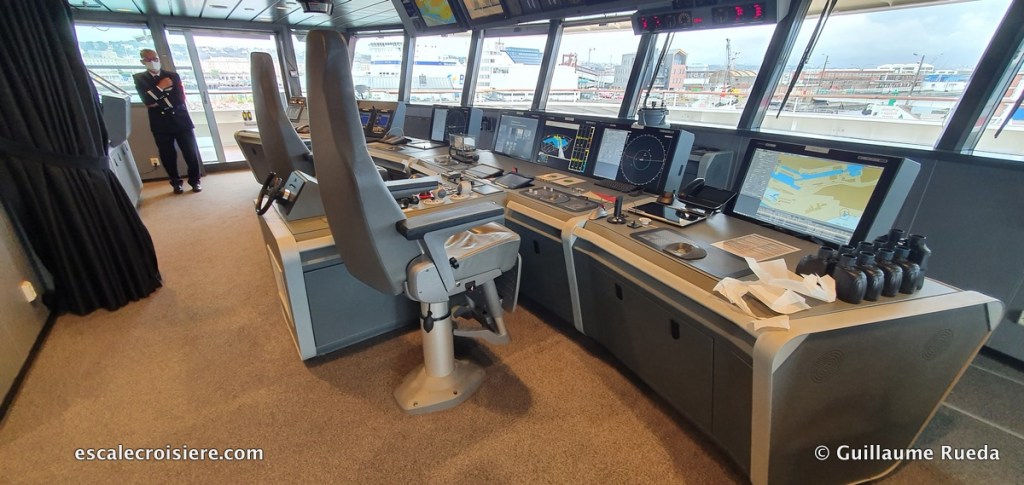 Le Champlain - La passerelle