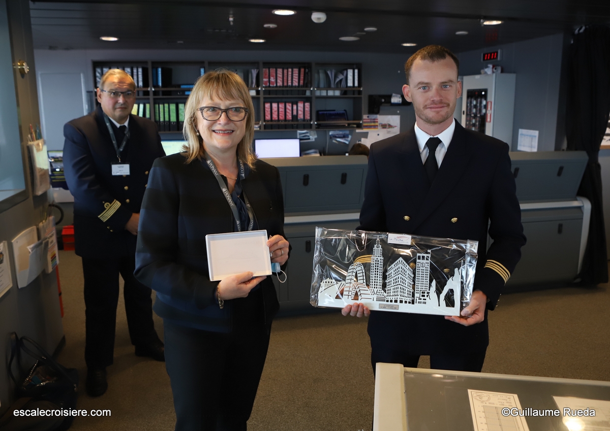 Remise de plaque Le Havre - Le Champlain