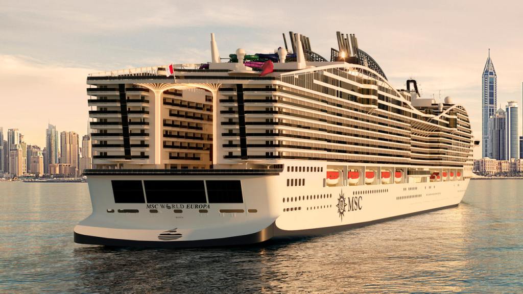 Le MSC World Europa Se D voile Escale Croisi re Le MSC World Europa Se D voile Escale Croisi re