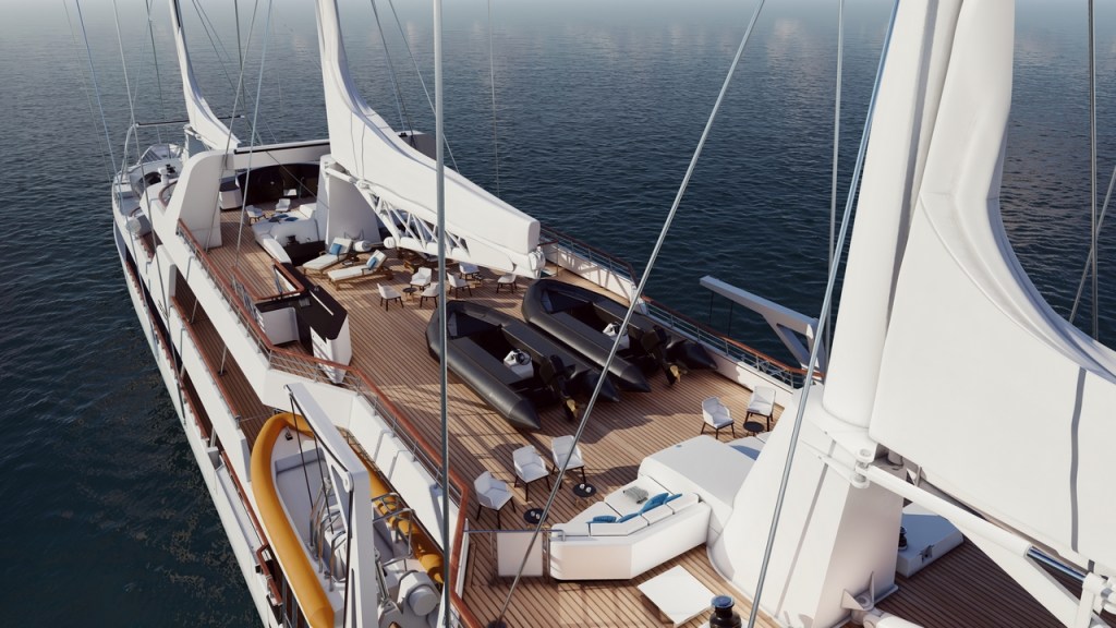 Voilier Le Ponant - Pont Soleil 2022