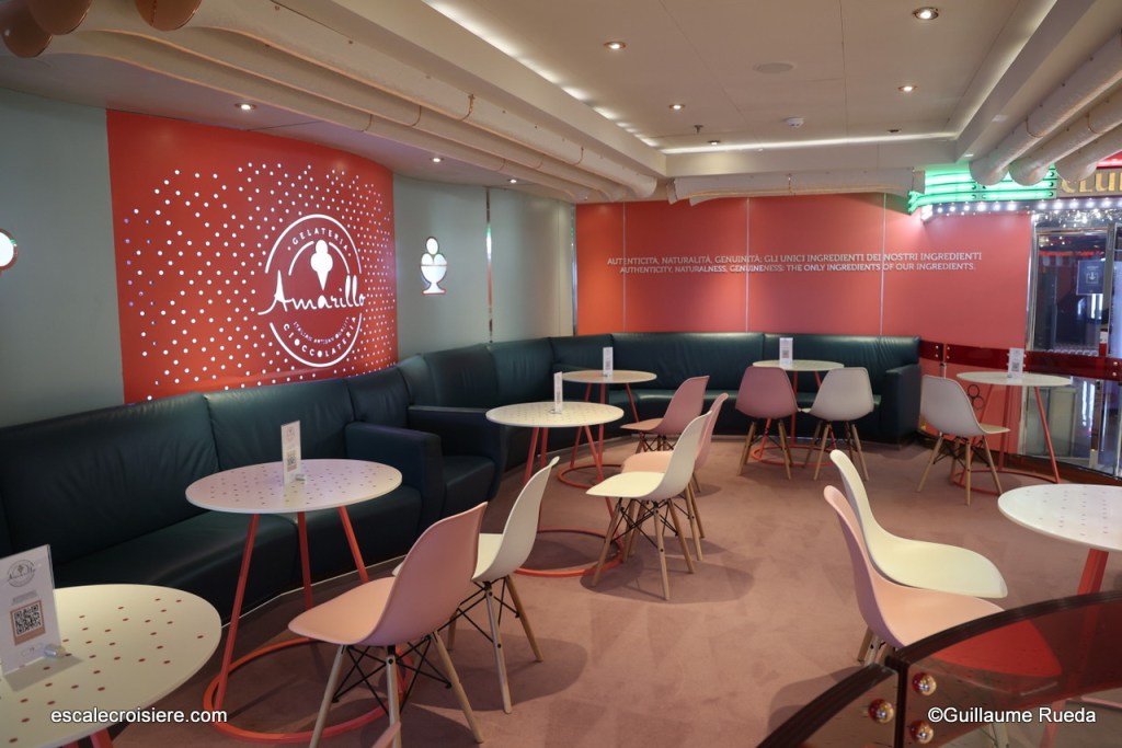 Amarillo bar à chocolat et glacier - Costa Fascinosa