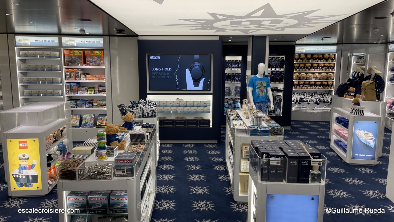 MSC World Europa - Boutique