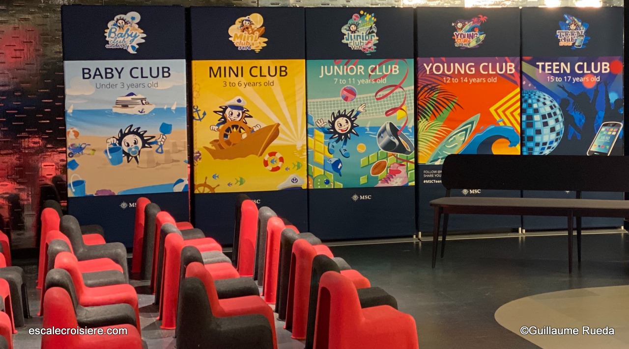 MSC World Europa - Club enfants