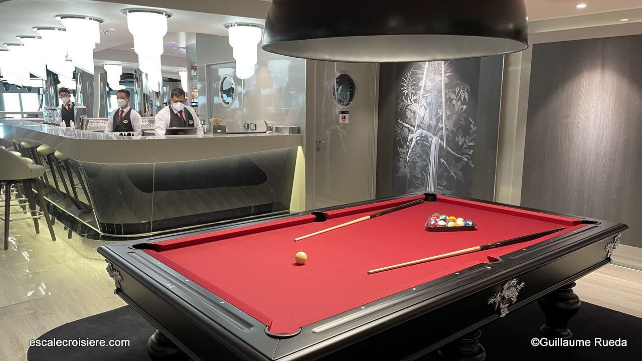 MSC World Europa - Panorama Lounge billard