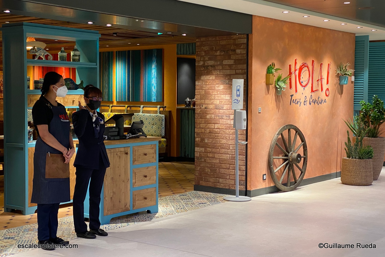 MSC World Europa - Restaurant Hola! Tacos & Cantina