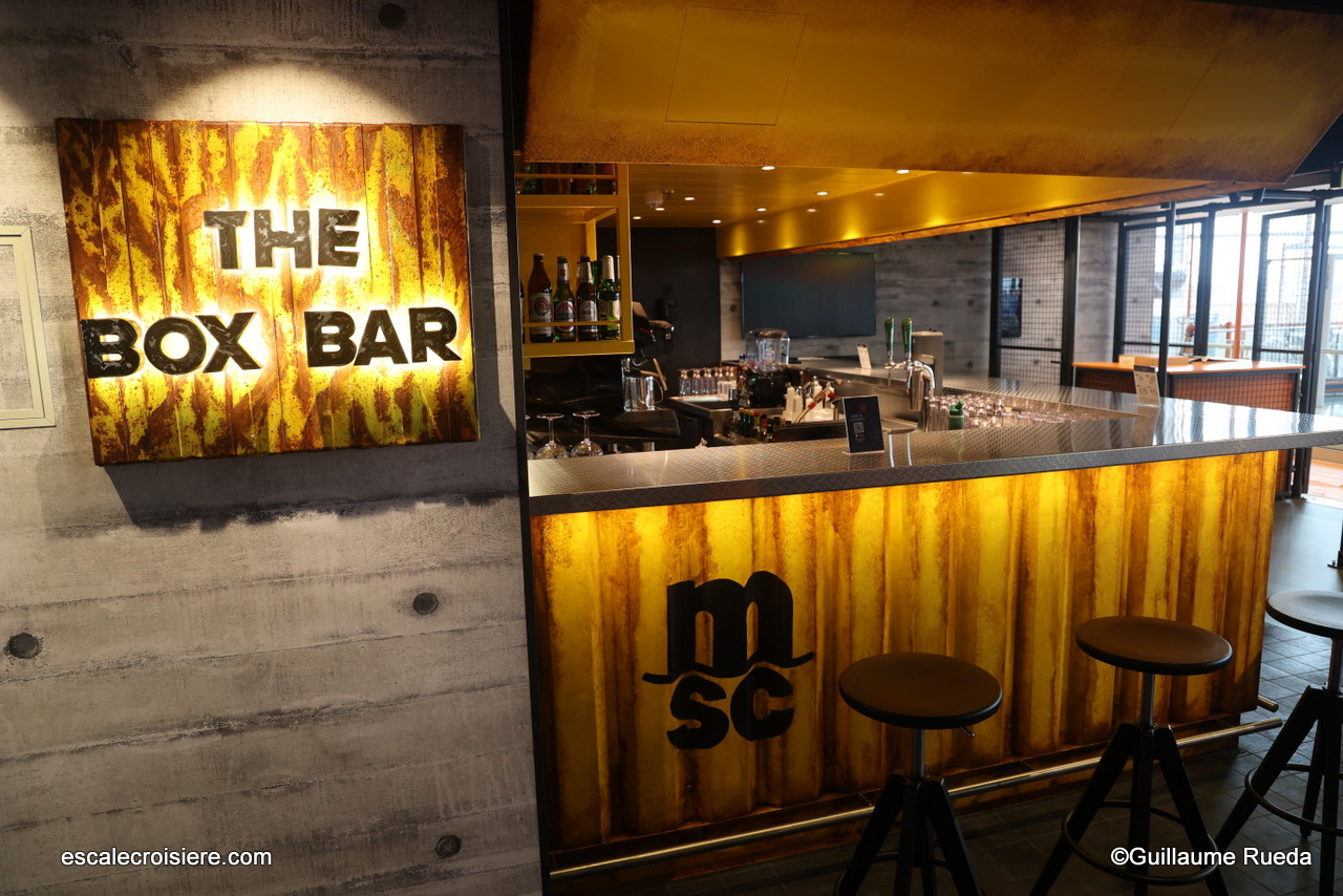 MSC World Europa - Sportplex the box bar
